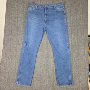 Wrangler 13MWZ Jeans Men 42x34 Blue  Cowboy Cut Denim Western Rodeo Cowboy